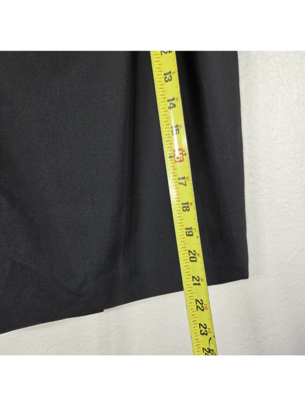 Petite Sophisticate Stretch Wool Black Midi Pencil Skirt Woman's Size 8 - Picture 14 of 16